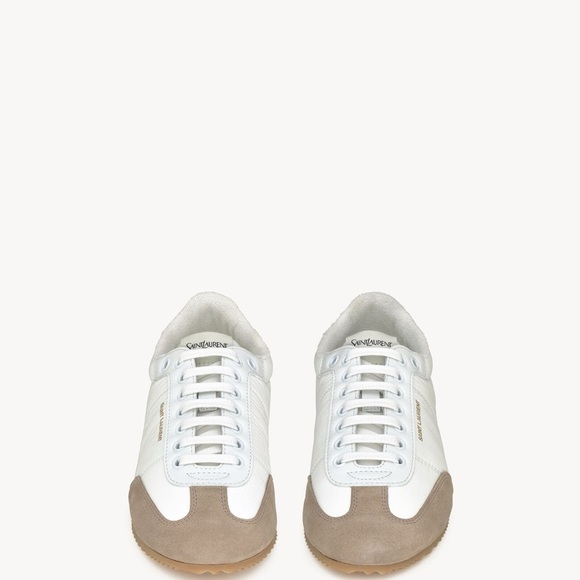 Saint Laurent ASTON SNEAKERS IN LEATHER AND NYLON - Picture 3 of 3